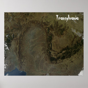 Transsylvanië, Poster van Karpaten