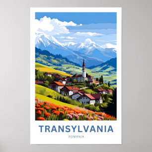 Transsylvanië Roemenië Reisprint Poster