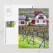 Transsylvanië, Roemenië, schilderachtig schildpad Briefkaart (Voorkant / Achterkant)