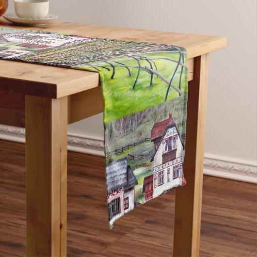 Transsylvanië, Roemenië, schilderachtig schildpad Korte Tafelloper (Voorbeeld)