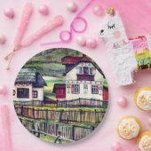 Transsylvanië, Roemenië, schilderachtig schildpad Papieren Bordje (Feest)