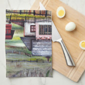 Transsylvanië, Roemenië, schilderachtig schildpad Theedoek (Quarter Fold)