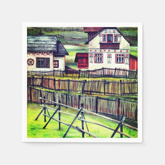 Transsylvanië, Roemenië Servetten (Voorkant)