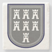 Transsylvanië Stenen Onderzetter (Voorkant)