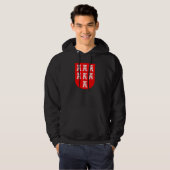 Transsylvanië wapen rood wit hoodie (Voorkant volledig)