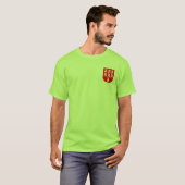 Transsylvanië wapen rood wit t-shirt (Voorkant volledig)