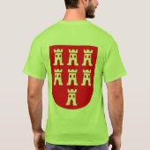 Transsylvanië wapen rood wit t-shirt (Achterkant)
