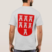 Transsylvanië wapen rood wit t-shirt (Achterkant)