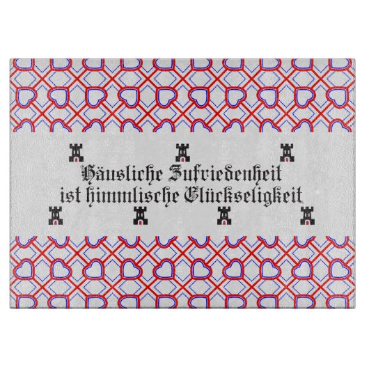 Transsylvanische Saksen citaat Snijplank (Voorkant)