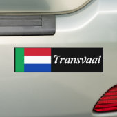 Transvaal Bumpersticker (Op auto)