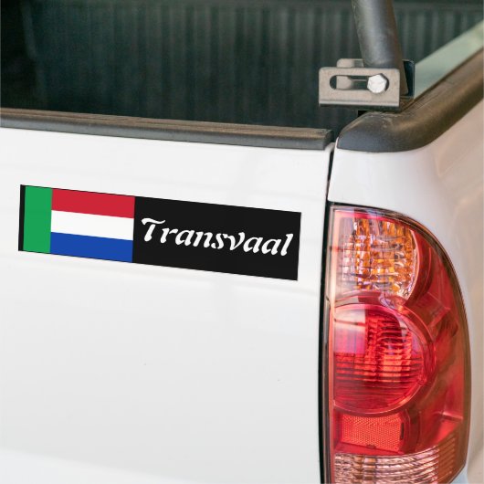 Transvaal Bumpersticker (Op Truck)
