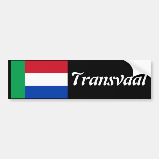 Transvaal Bumpersticker (Voorkant)