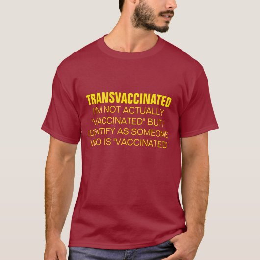 TRANSVACCINEERDE T-shirt (Voorkant)