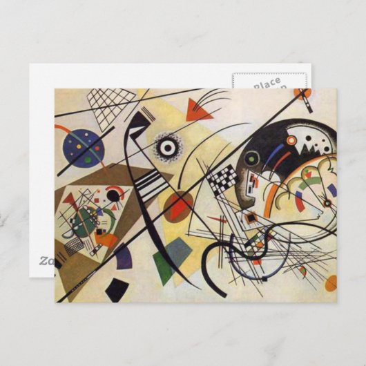 Transversale lijn briefkaart (Voorkant / Achterkant)