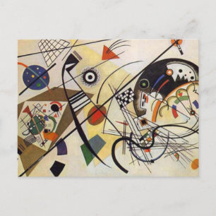 Transversale lijn briefkaart