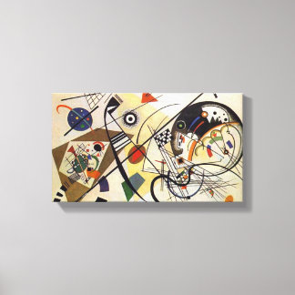 Transversale lijn canvas afdruk