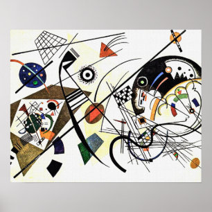 Transversale lijn - Kandinsky Poster