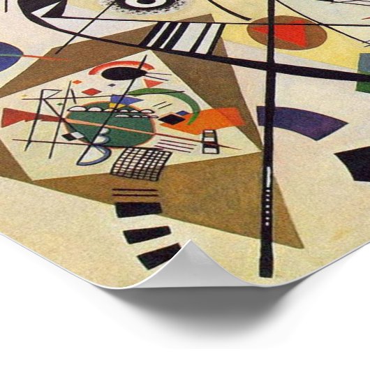 Transversale lijn poster (Hoek)