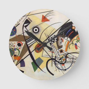 Transversale lijn ronde klok