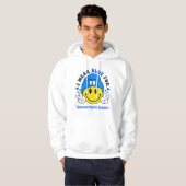 Transversale myelitis Bewustmaking Koolstofonderst Hoodie (Voorkant volledig)