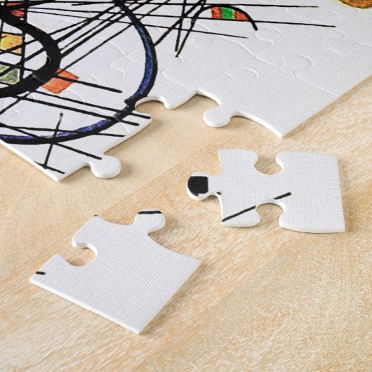 Transverse Line - Kandinsky Legpuzzel (Zijkant)