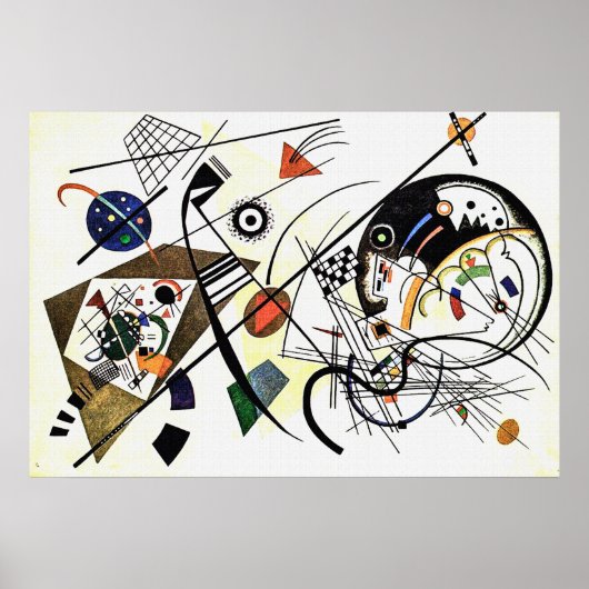 Transverse Line - Kandinsky Poster (Voorkant)