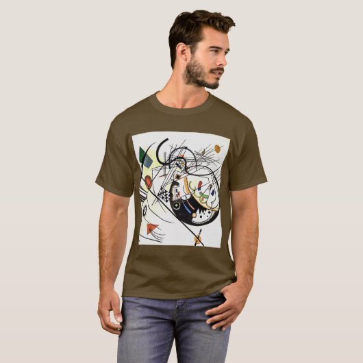Transverse Line - Kandinsky T-shirt (Voorkant volledig)