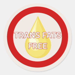 Transvetten Gratis Voedsel Allergie Alert Classic Ronde Sticker
