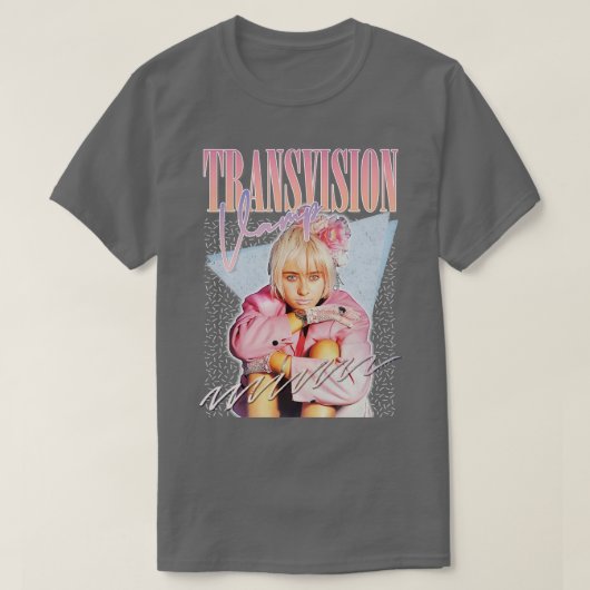 Transvisie Vamp 80s Retro Fan Art 1 T-shirt (Design voorkant)
