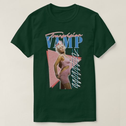Transvisie Vamp 80s Retro FaN Art T-shirt (Design voorkant)