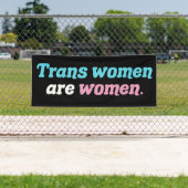 Transvrouwen zijn vrouwen spandoek (Insitu)
