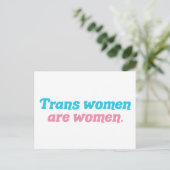 Transvrouwen zijn vrouwen Transgender Briefkaart (Staand voorkant)