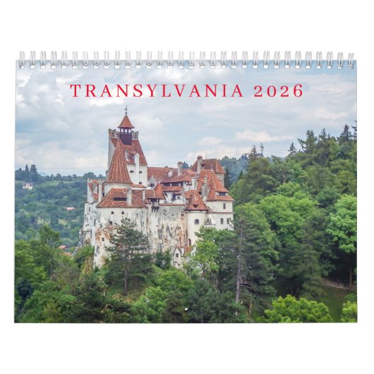 Transylvania 2026 calendar kalender (Hoes)