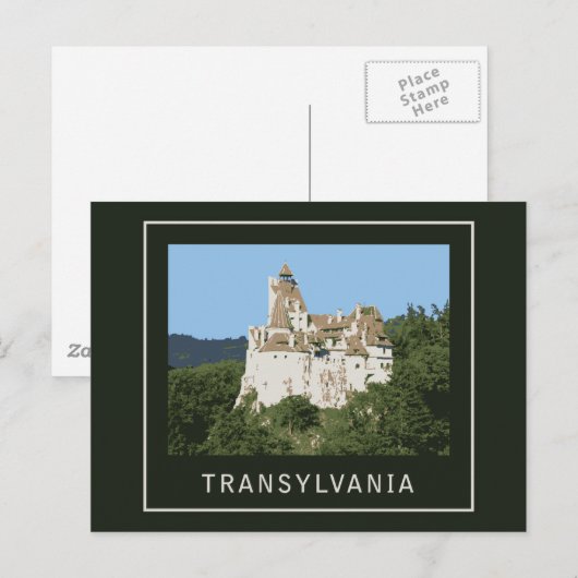 Transylvania Bran Castle Briefkaart (Voorkant / Achterkant)