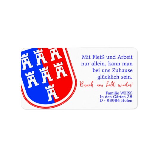 Transylvania Etiket (Voorkant)