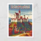 Transylvania Roemenië Vintage Beroemde Reisplaats Briefkaart (Voorkant)