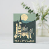 Transylvania Romania Travel Gothic Castle Briefkaart (Staand voorkant)