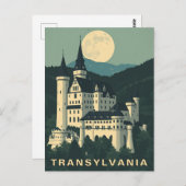 Transylvania Romania Travel Gothic Castle Briefkaart (Voorkant / Achterkant)