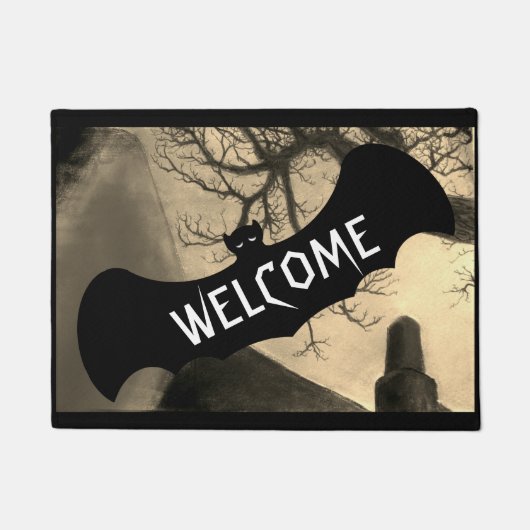 TRANSYLVANIAN WELCOME BAT: Jetpackcorps Doormat Deurmat (Voorkant)