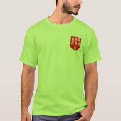Transylvanie wapen rood wit t-shirt (Voorkant)