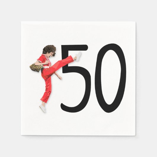 Trap 50 servet (Voorkant)