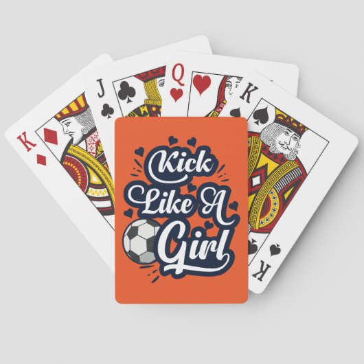 Trap Als Een Meisje Pokerkaarten (Achterkant)