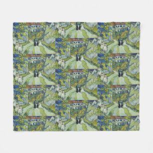 Trap bij Auvers door Vincent van Gogh Fleece Deken