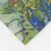 Trap bij Auvers door Vincent van Gogh Fleece Deken (Hoek)