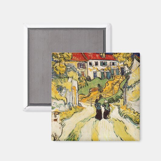 Trap bij Auvers Magneet (Voorkant / Achterkant)