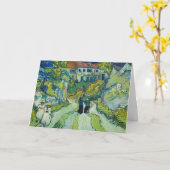 Trap bij Auvers van Gogh: Blank Kaart (Gele Bloem)