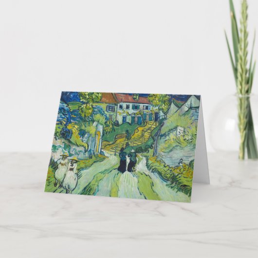 Trap bij Auvers van Gogh: Blank Kaart (Voorkant)