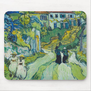 Trap bij Auvers van Gogh: Muismat