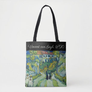 Trap bij Auvers van Gogh: Tote Bag