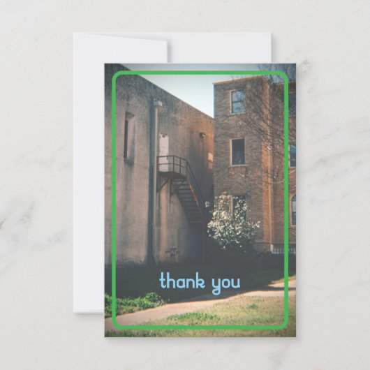  trap dank u kaart (Voorkant)